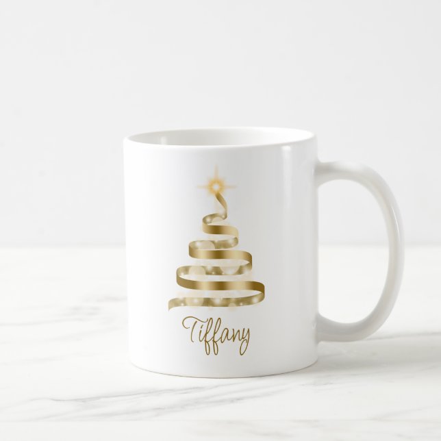 Taza De Café Belleza de los navidades (Derecha)