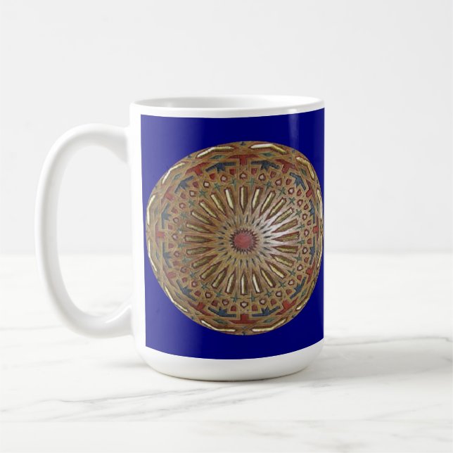 Taza De Café Belleza de Mug Morrocon en azul (Izquierda)
