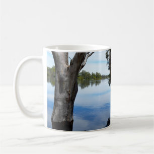 Taza De Café Belleza De Un Río Murray De Árbol De Goma Australi