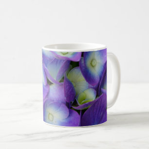Taza De Café Belleza de un tazón de café de Hydrangea azul