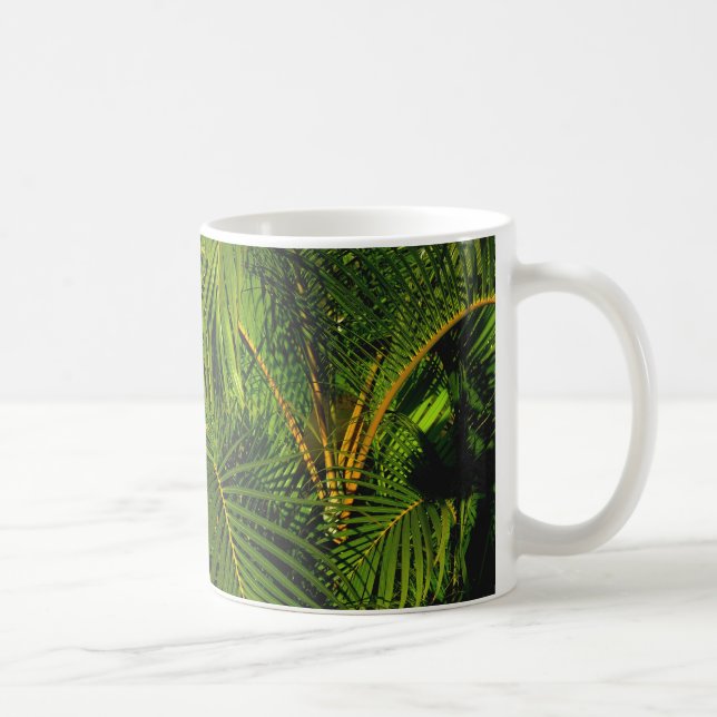 Taza De Café Belleza del arte natural de Palm Ballet (Derecha)