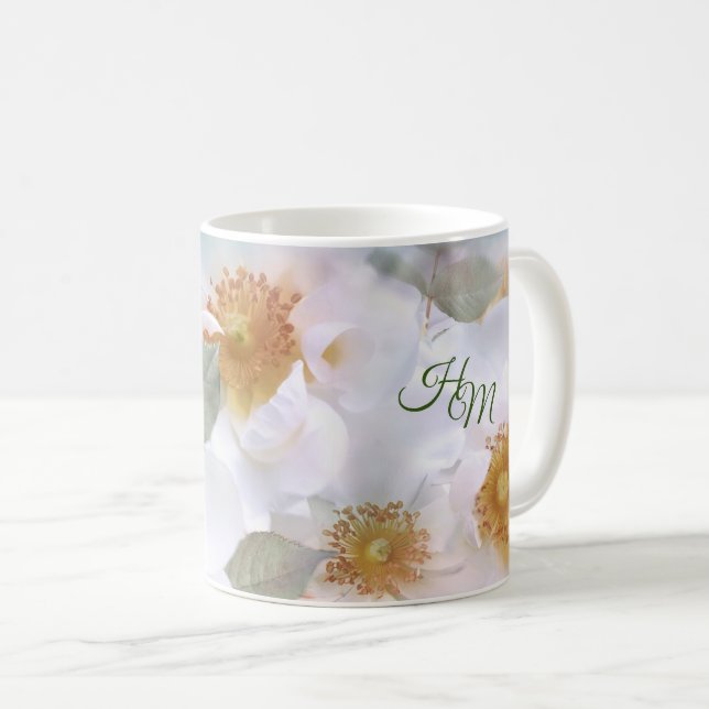 Taza De Café Belleza floral (Anverso derecho)