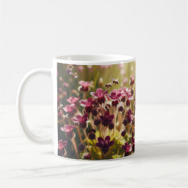 Taza De Café Belleza floreciente, café floral Mug"