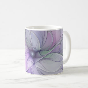 Taza De Café Belleza impresionante Arte fractal abstracto moder
