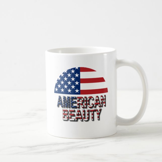 Taza De Café Belleza norteamericana (Derecha)