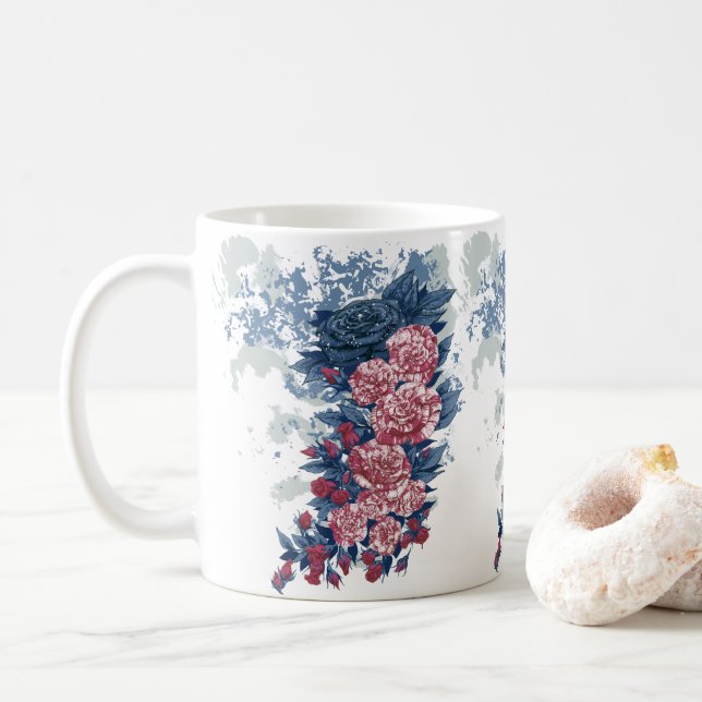 Taza De Café Belleza norteamericana (Con donut)