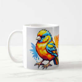 TAZA DE CAFÉ " BELLEZA VIBRANTE AVIAR "