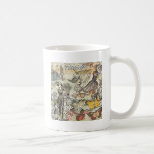Taza De Café Belleza victoriana de baño Kraken surrealismo vint