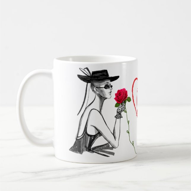 Taza De Café Belleza y amor (Izquierda)