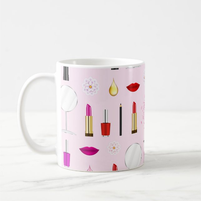 Taza De Café Belleza y maquillaje (Izquierda)