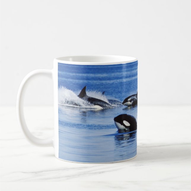 Taza De Café Bellísimas Orcas (Izquierda)