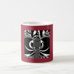 Taza De Café Bello arte asombroso blanco africano de impresión