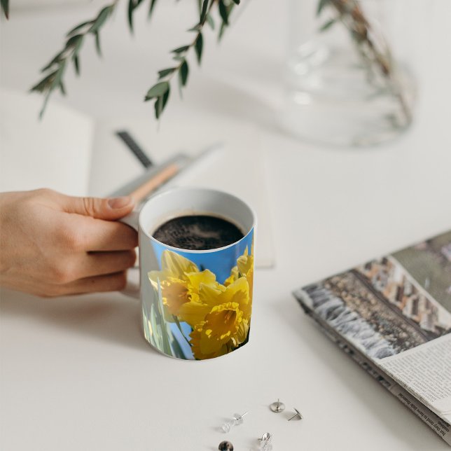 Taza De Café Bellos Daffodis Amarillos (Subido por el creador)