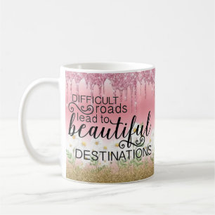 Taza De Café "Bellos destinos" Inspirador Mug