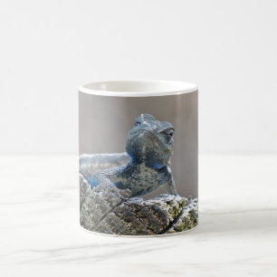 Taza De Café Belly azul lagarto