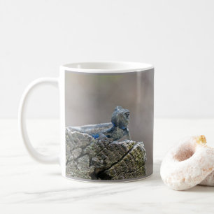 Taza De Café Belly azul lagarto