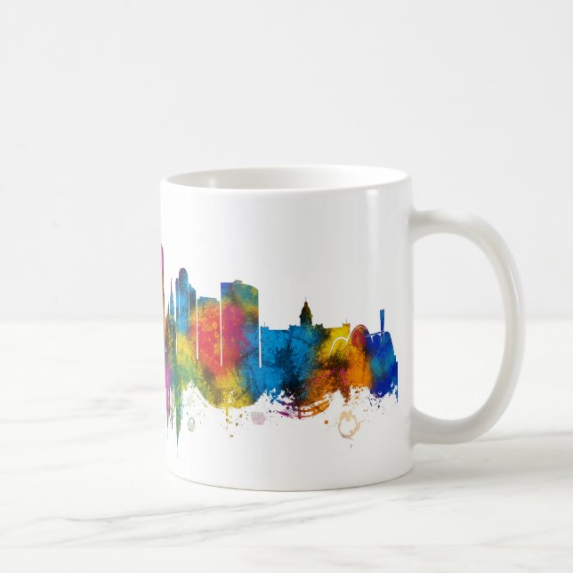 Taza De Café Belo Horizonte Brazil Skyline (Derecha)