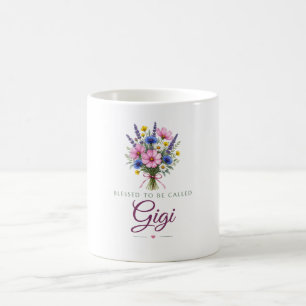 Taza de café Bendecida por llamarse Gigi