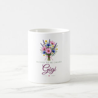 Taza de café Bendecida por llamarse Gigi