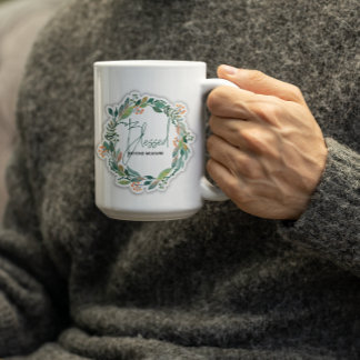 Taza De Café Bendecido Más Allá de Lo Medible - Fe