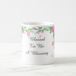 Taza De Café Bendecido para ser una bendición