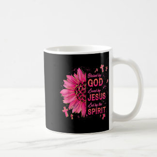 Taza De Café Bendecido Por Dios Amado Por Jesús Girasol Cristia