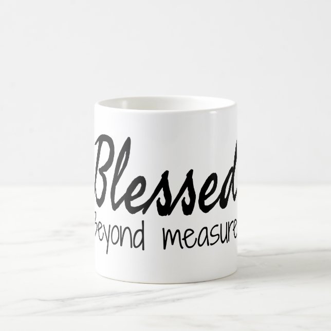 Taza De Café Bendecido sin medida (Centro)