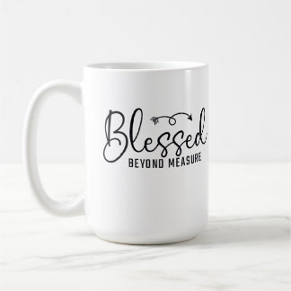 Taza De Café Bendecido sin medida
