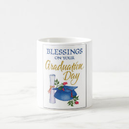 Taza De Café bendición en su día de graduación