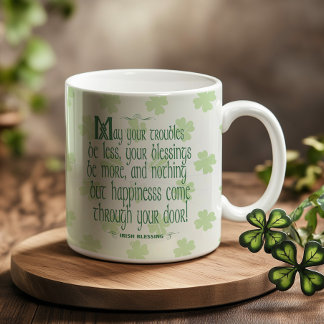 Taza De Café Bendición irlandesa