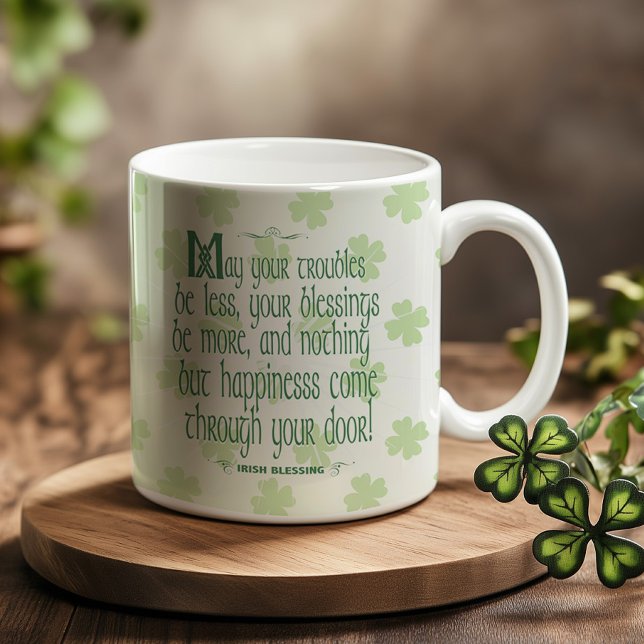 Taza De Café Bendición irlandesa (Subido por el creador)