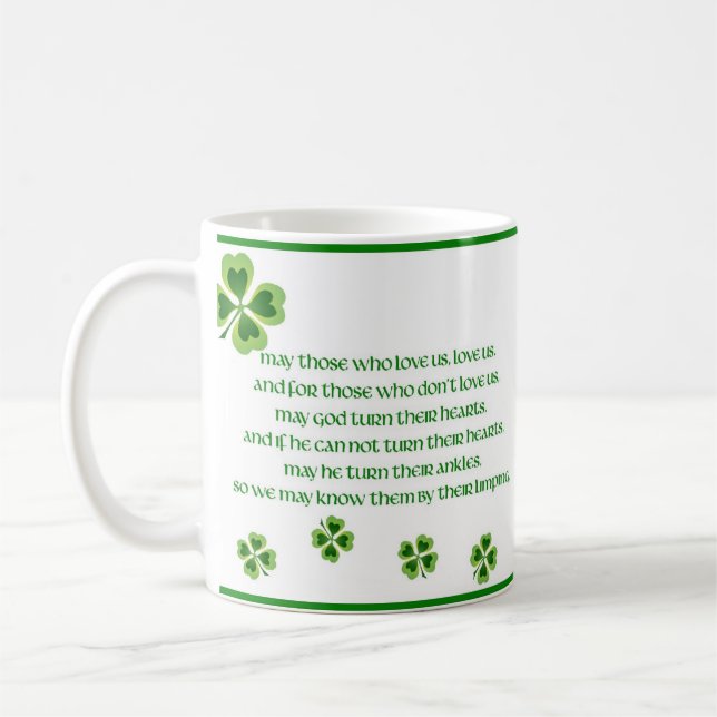 Taza De Café Bendición irlandesa (Izquierda)