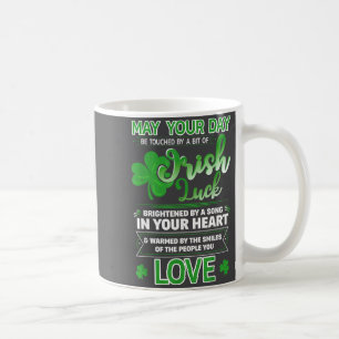 Taza De Café Bendición irlandesa Citas afortunadas Dicho Día de