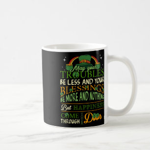 Taza De Café Bendición irlandesa día de San Patricio duende arc