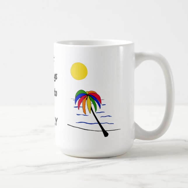 Taza De Café Bendiciones Coloridas Positivas (Derecha)
