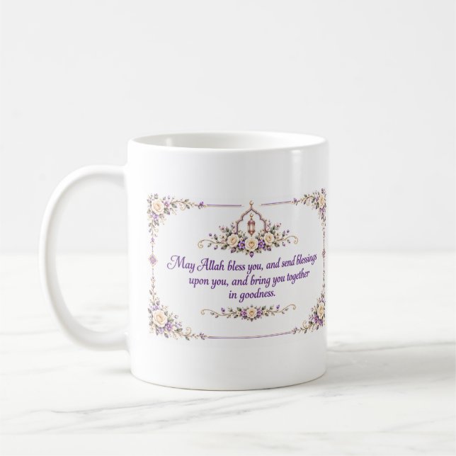 Taza De Café Bendiciones de Boda  (Izquierda)