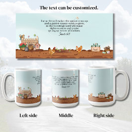Taza De Café Bendiciones del Jardín Campestre