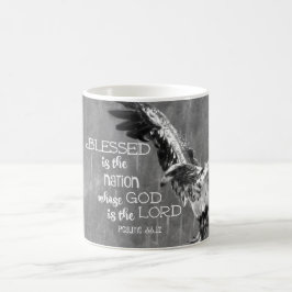 Taza De Café Bendita es la nación cuyo Dios es el Señor Verso