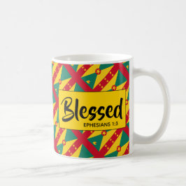 Taza De Café Bendita Escritura Cristiana Efesiana de GRANADA