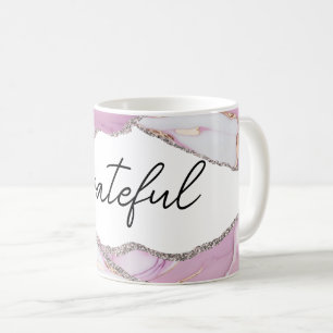 Taza De Café Bendita gratitud gracias regalos para mamá papá