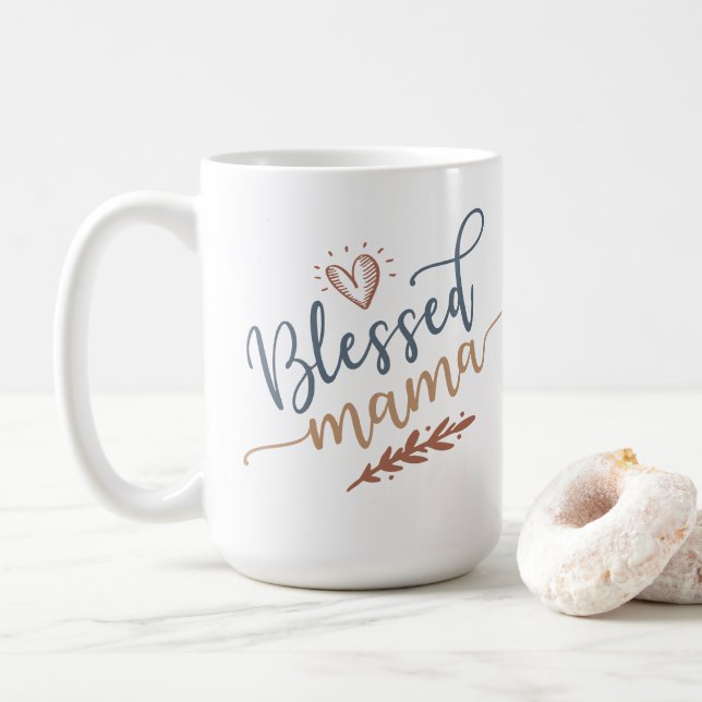 Taza De Café Bendita mamá (Con donut)