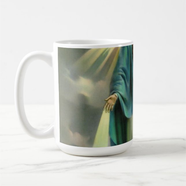 Taza De Café Bendita Virgen María (Izquierda)