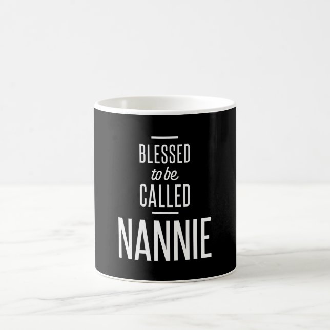 Taza De Café Bendito De Ser Llamado Nannie (Centro)