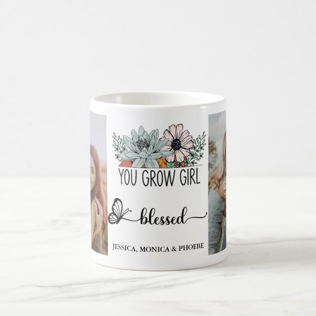 Taza De Café "Bendito eres un Chica creciente" (Centro)