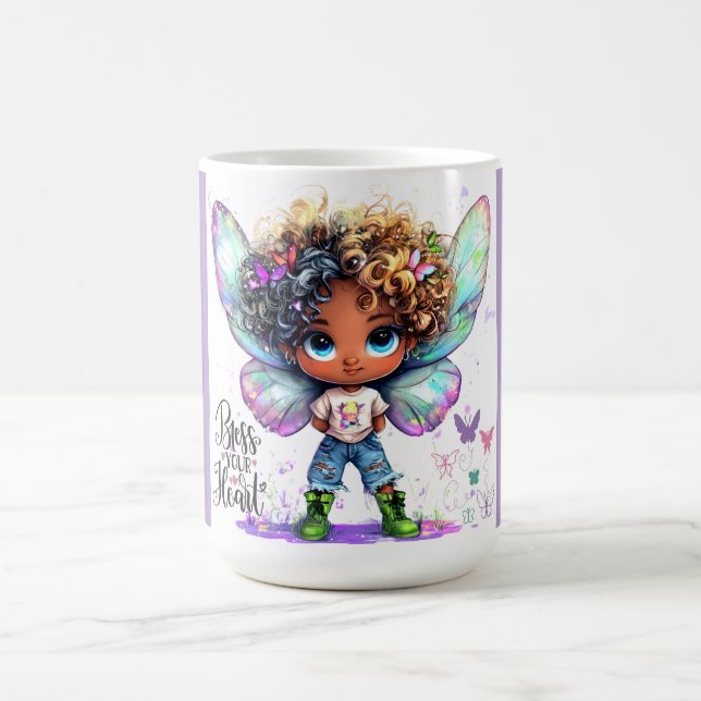 Taza De Café Bendito sea tu corazón. (Centro)