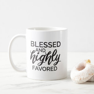 Taza De Café Bendito y altamente favorecido