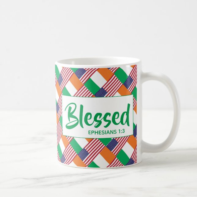 Taza De Café BENEFICIO irlandés-americano (Derecha)