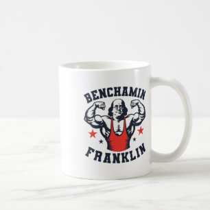 Taza De Café Benjamin Benchamin Franklin Prensa De Banco Cultur