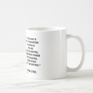 Taza De Café Benjamin Franklin no ser olvidado leyendo la