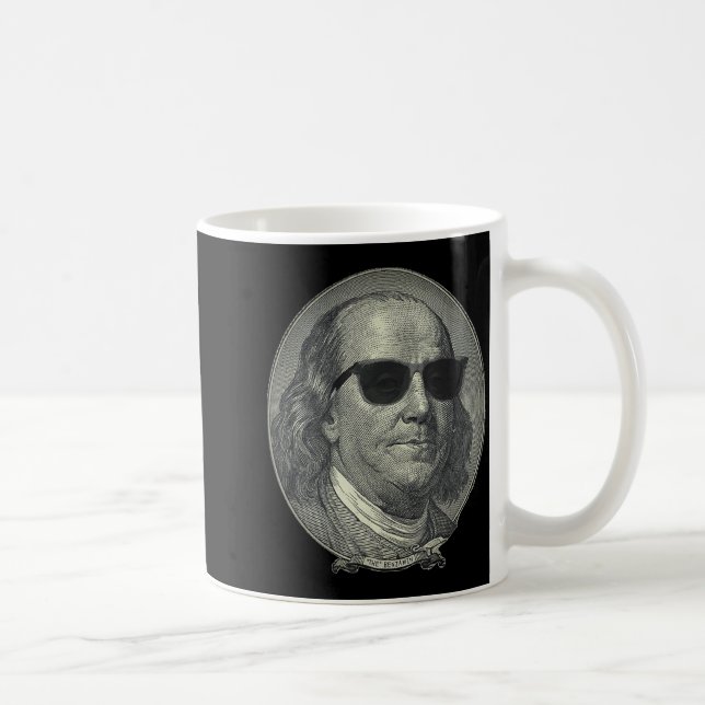 Taza De Café Benjamin Franklin The Benjamin Its All About  (Derecha)